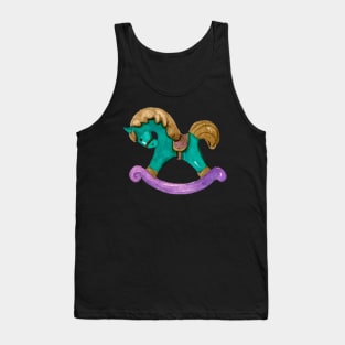 Carousel Merry Go Round Pony Horse Tank Top